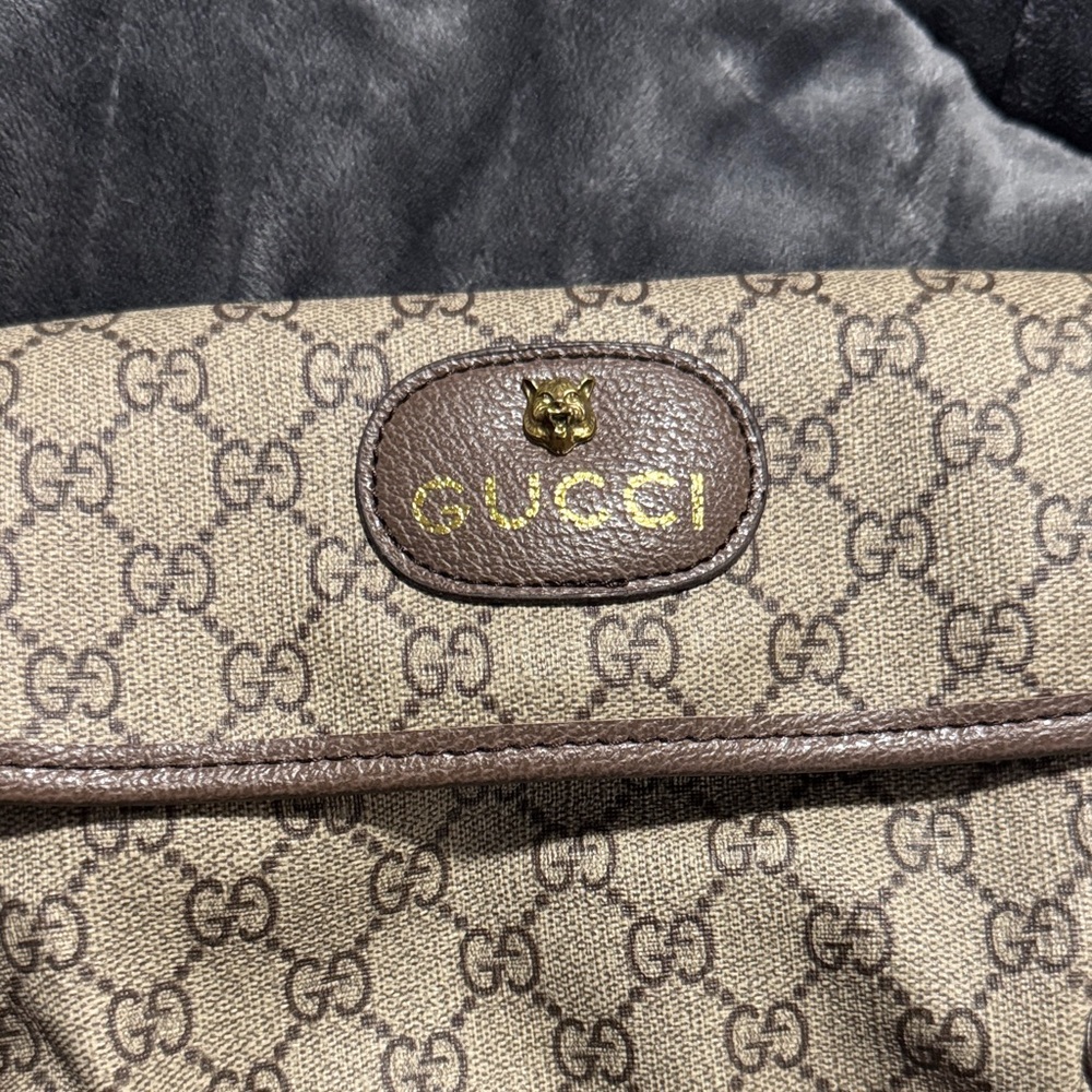 GG Supreme Monogram Neo Vintage Web Belt Bag Brown - Picture 2 of 5